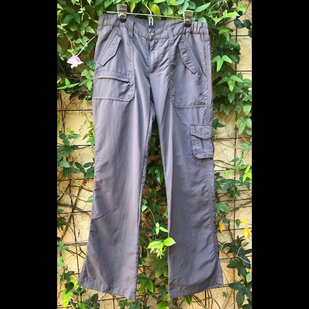World Wide Sportsman Women’s Cargo Utility Fishing Pant Lavender Gray Sz…